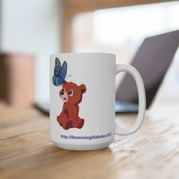 Bear and Butterfly Mug Reversing Diabetes Merchandise
