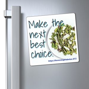 The Sarah Magnet on Refrigerator Reversing Diabetes Merchandise