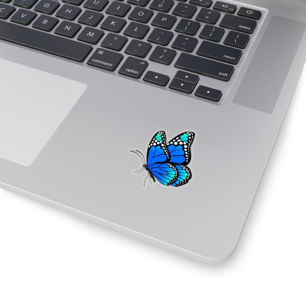 Butterfly Sticker on Laptop - Reversing Diabetes Merchandise